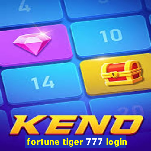 fortune tiger 777 login